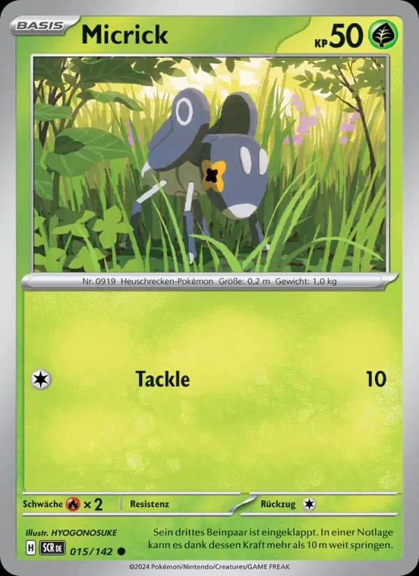 Micrick card in German
