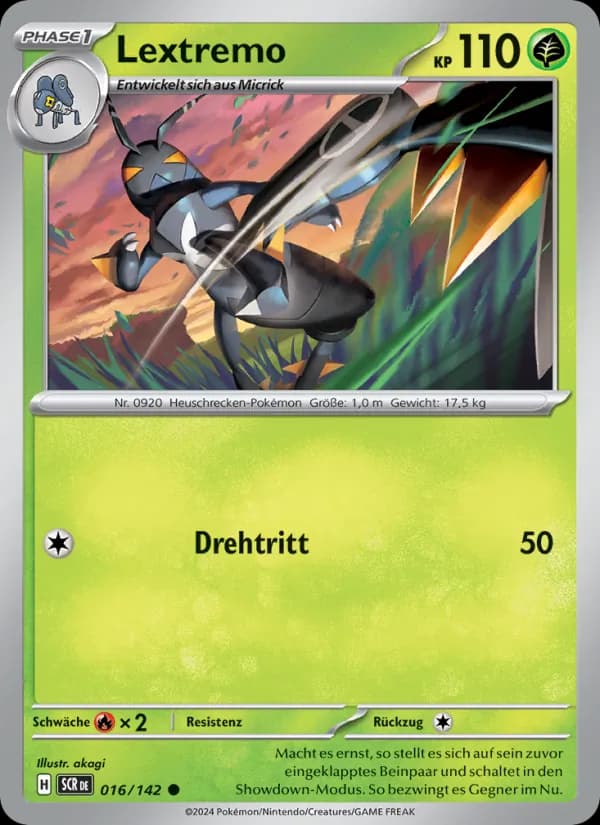 Lextremo card in German