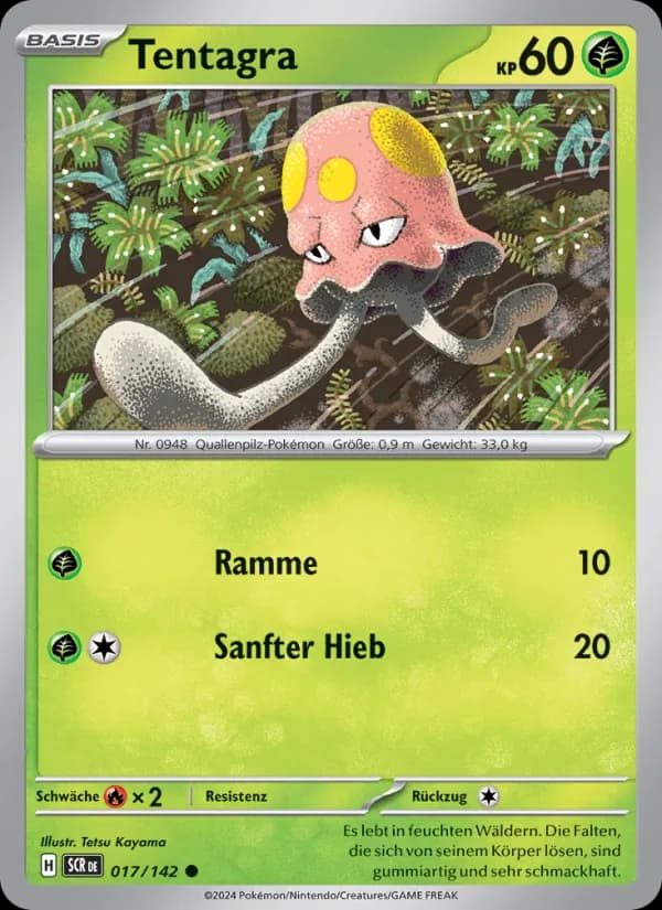 Tentagra card in German