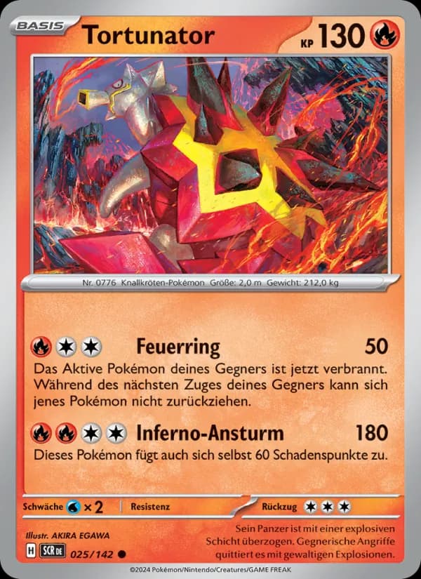 Tortunator card in German