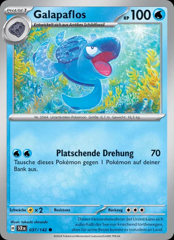 Galapaflos card in German