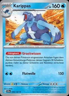 Karippas card in German