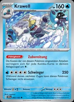Krawell card in German