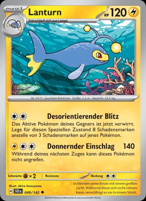 Lanturn card in German