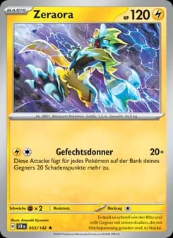 Zeraora card in German