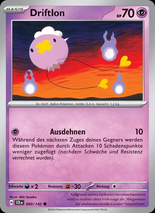 Driftlon card in German