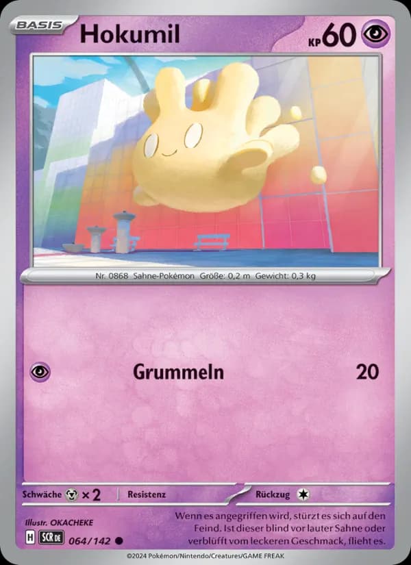 Hokumil card in German