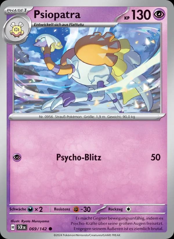 Psiopatra card in German