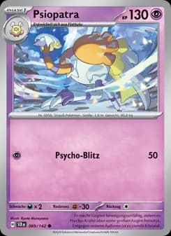 Psiopatra card in German