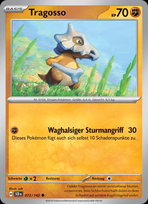Tragosso card in German