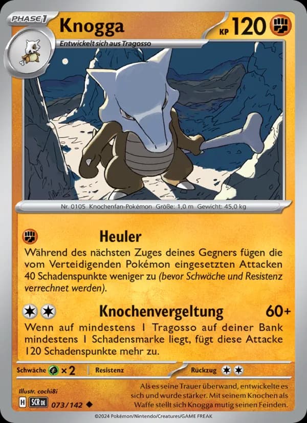 Knogga card in German