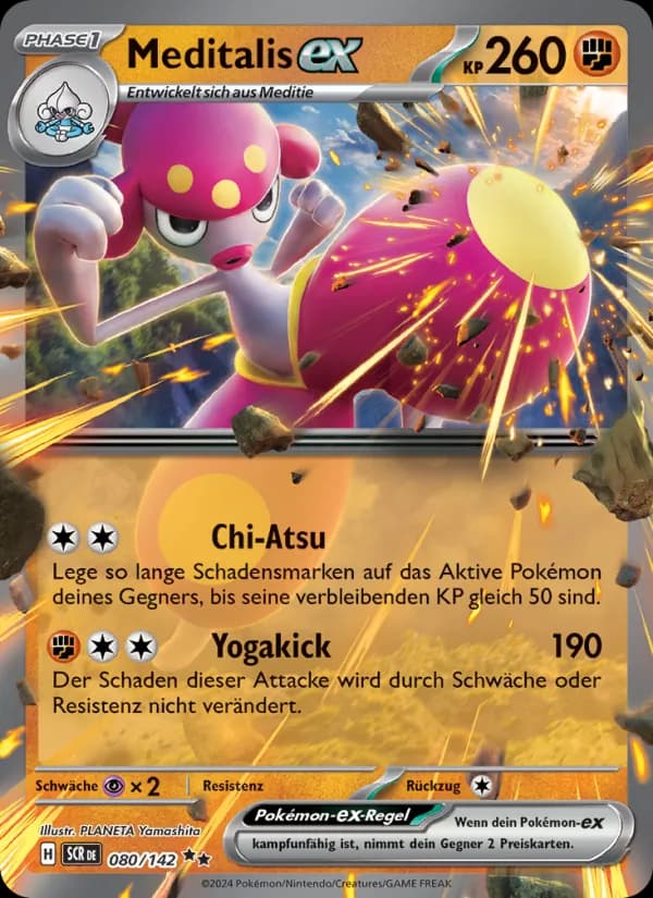 Meditalis-ex card in German