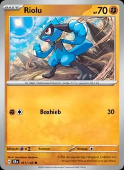 Riolu card in German