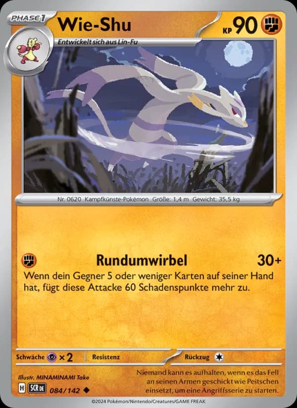 Wie-Shu card in German