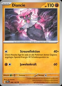 Diancie card in German