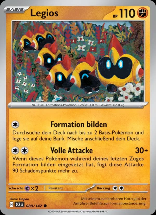 Legios card in German