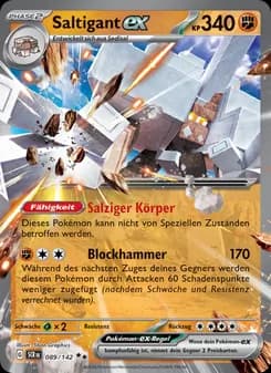 Saltigant-ex card in German