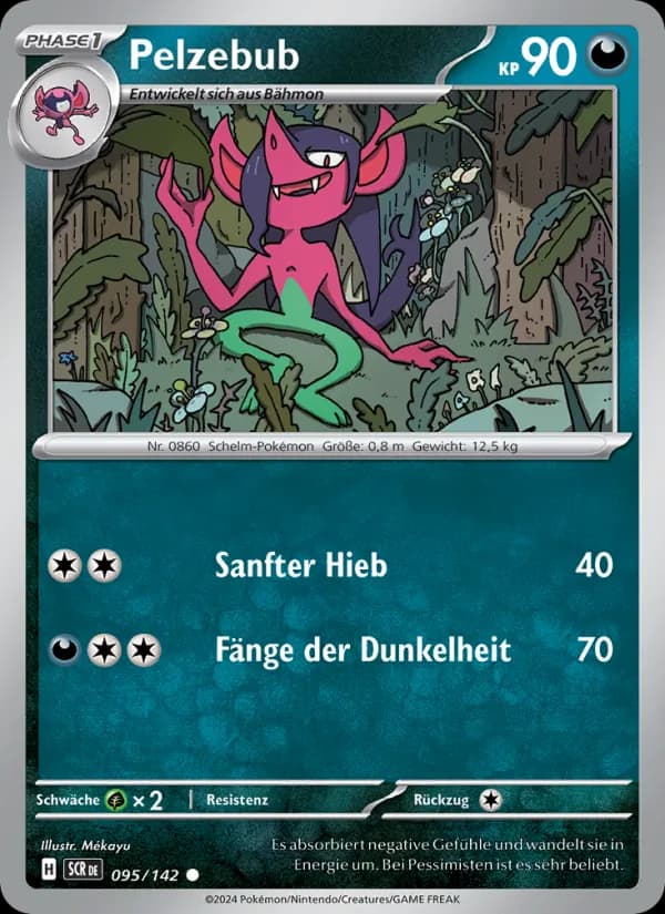 Pelzebub card in German