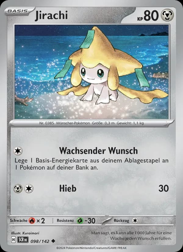 Jirachi card in German