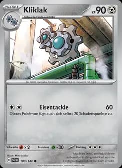 Kliklak card in German
