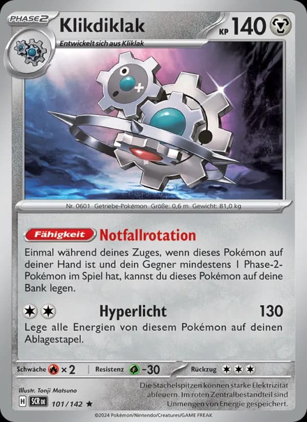 Klikdiklak card in German