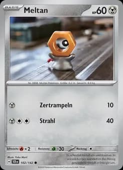 Meltan card in German