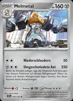 Melmetal card in German