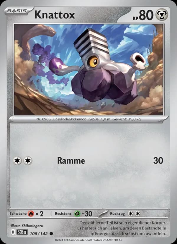 Knattox card in German