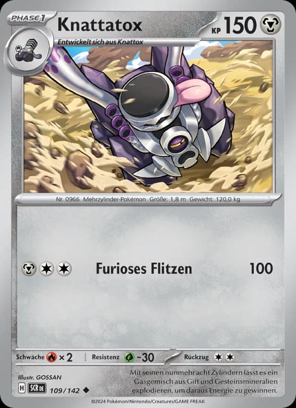 Knattatox card in German