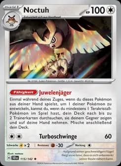 Noctuh card in German