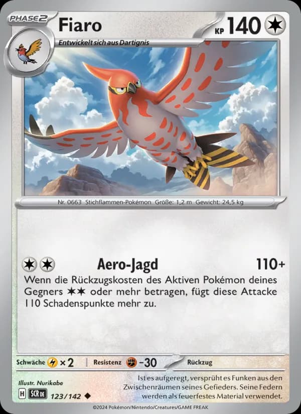Fiaro card in German
