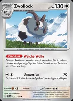 Zwollock card in German