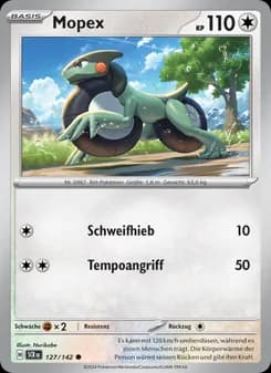 Mopex card in German