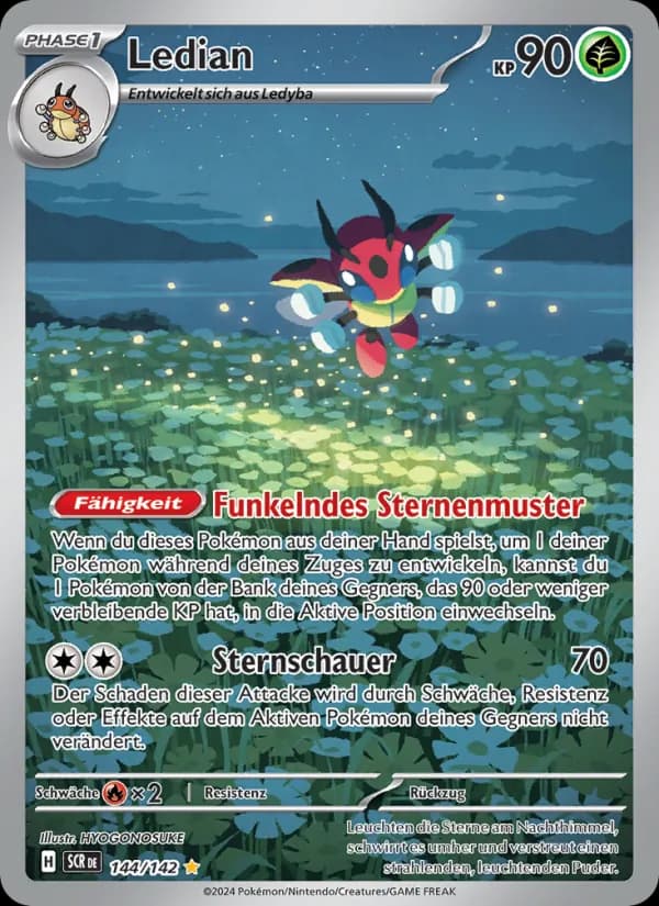 Ledian card in German