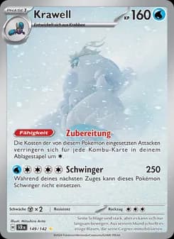 Krawell card in German