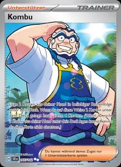 Kombu card in German