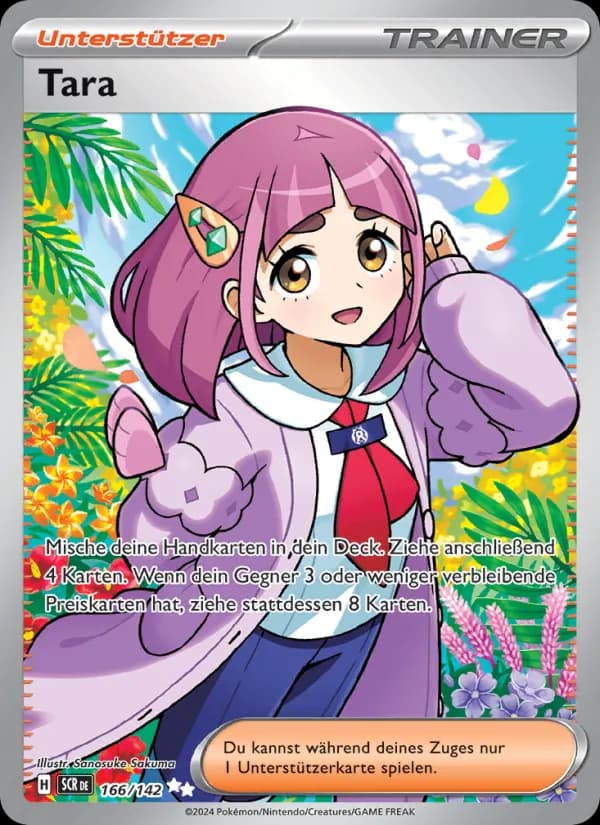 Tara card in German