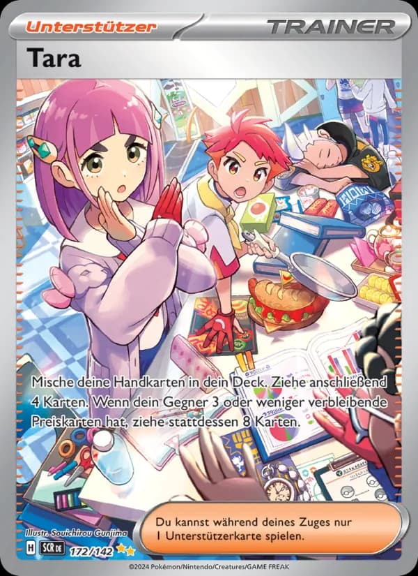 Tara card in German