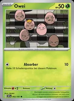 Owei card in German