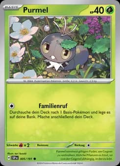 Purmel card in German