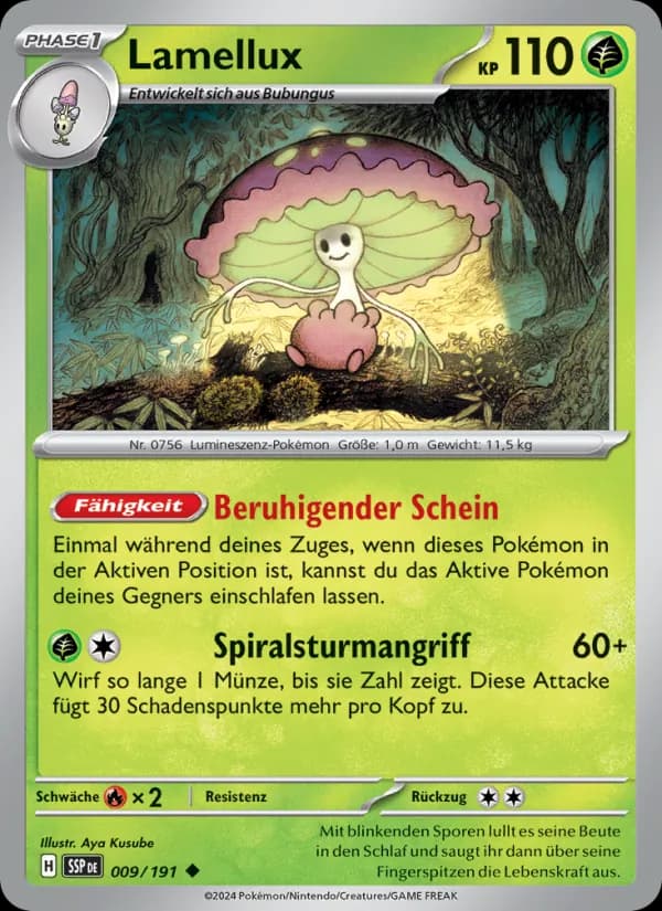 Lamellux card in German