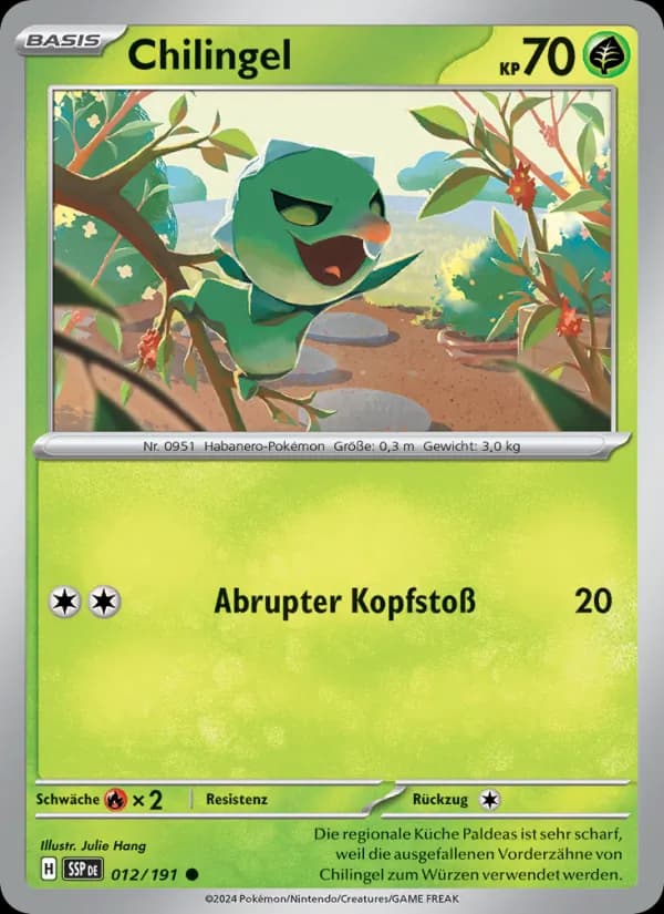 Chilingel card in German