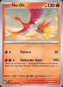 Ho-Oh card in German