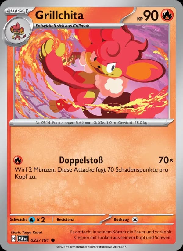 Grillchita card in German
