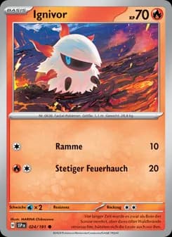 Ignivor card in German