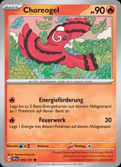 Choreogel card in German