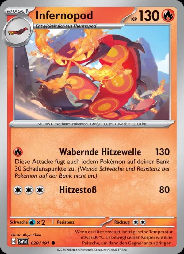 Infernopod card in German