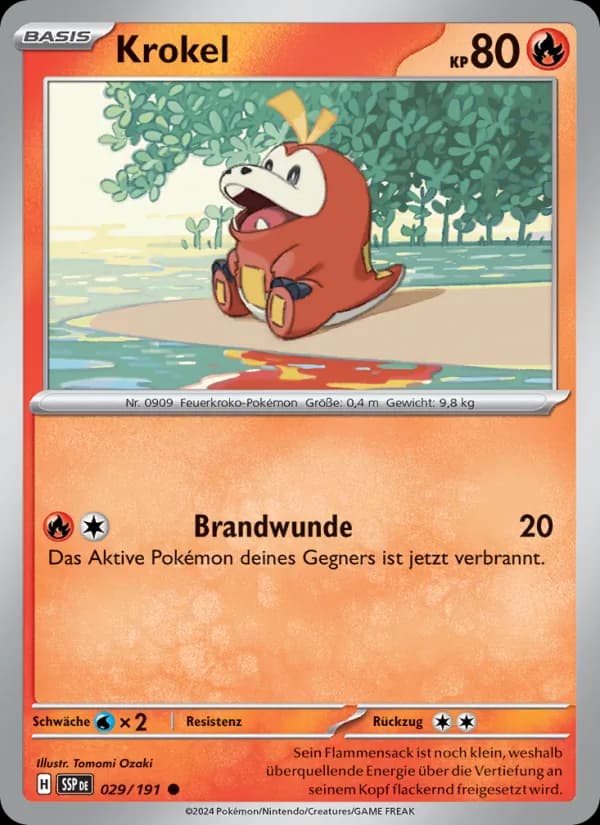Krokel card in German