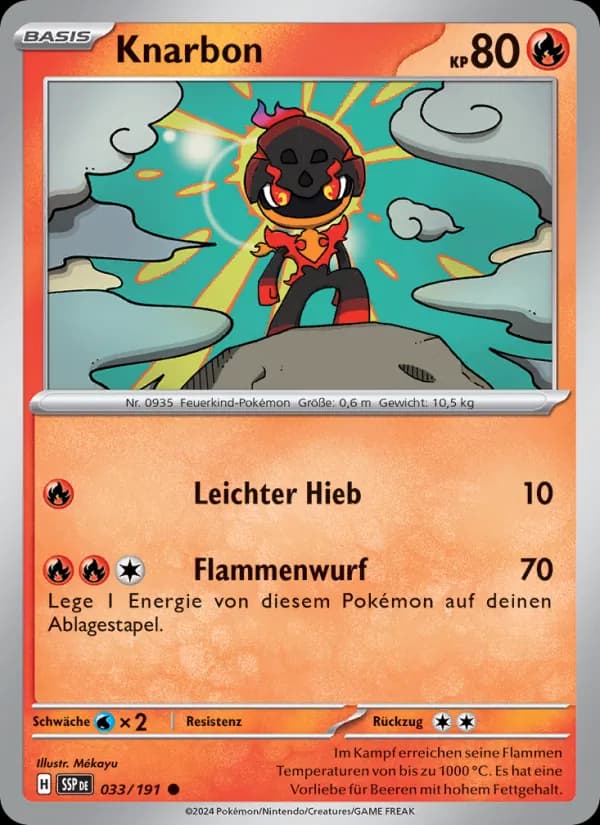 Knarbon card in German