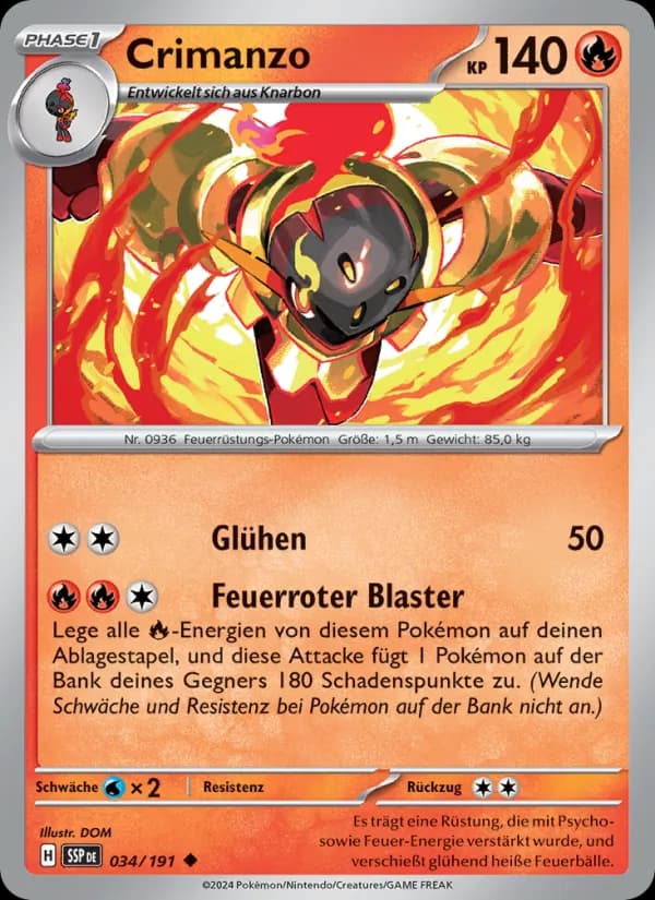 Crimanzo card in German